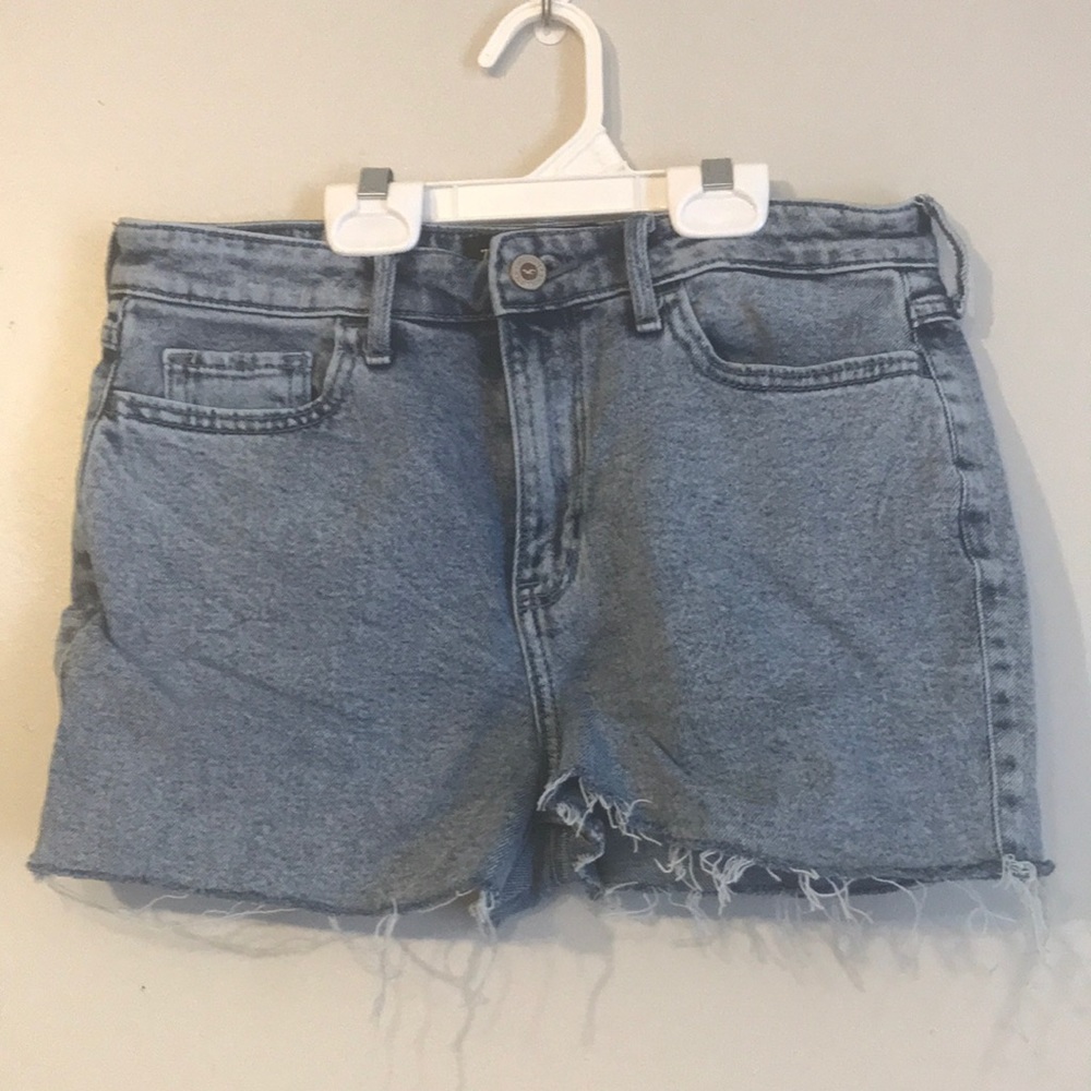 Hollister High Rise Super Skinny Denim Shorts